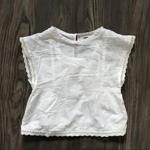 Loose White Blouse